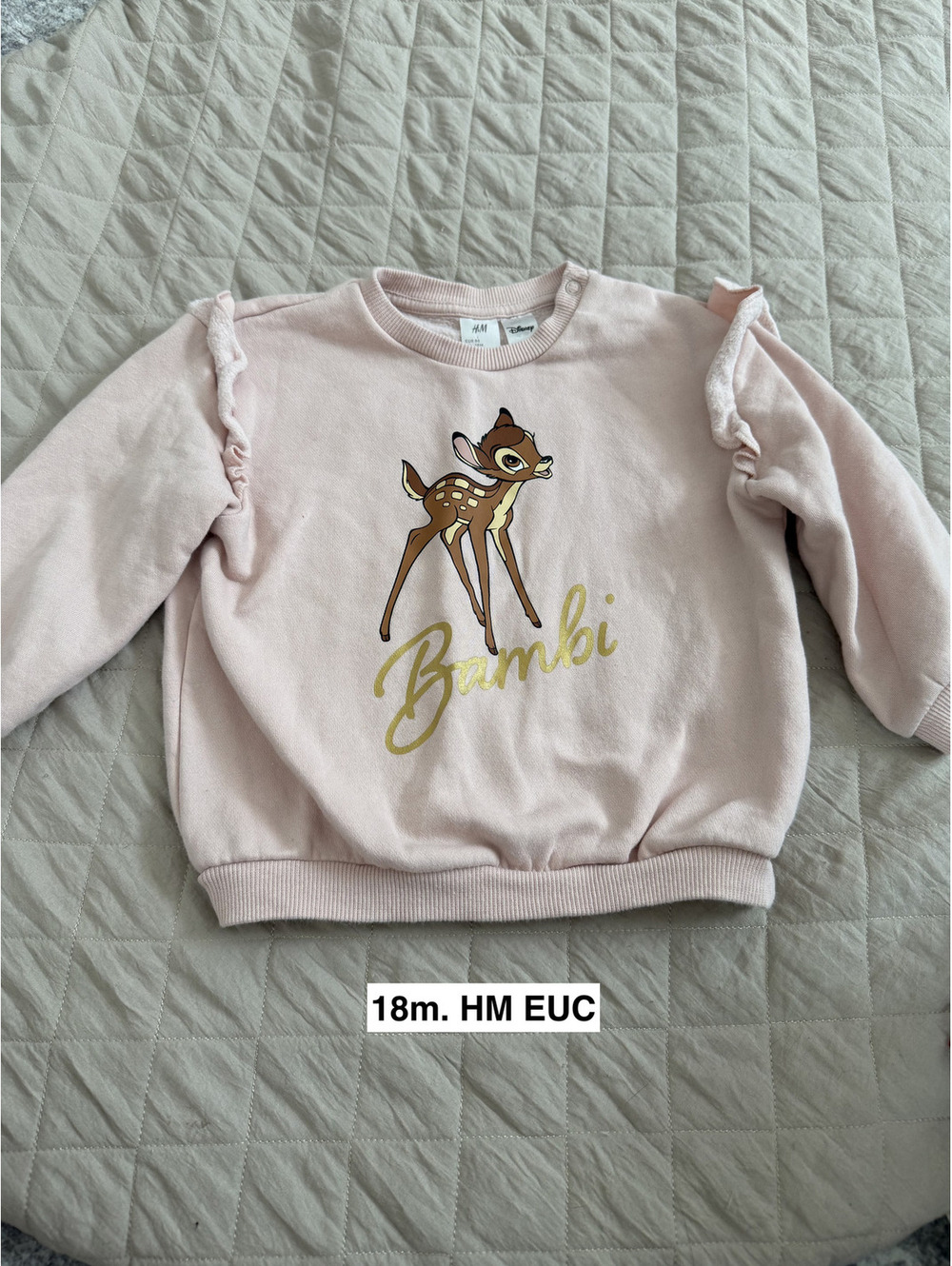 18m. H&M Disney Bambi Pullover Sweater